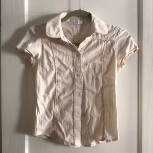 Cream colored blouse